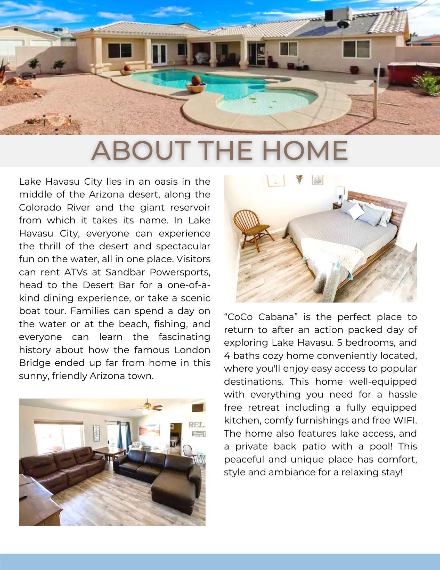 Private View On The Lake Side Of 95! Sleeps 16 Lake Havasu City Dış mekan fotoğraf